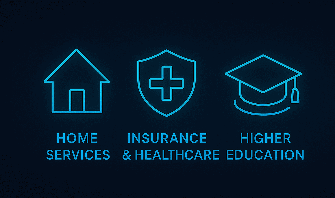 Real-World Use Cases for Voice AI (Home Services, Insurance Healthcare, and Higher Education)